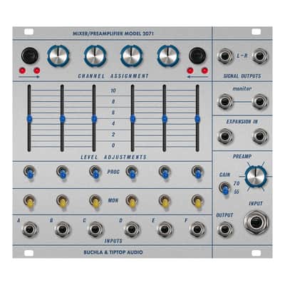 TipTop Audio 207t Mixer/Preamp Eurorack Module (Buchla) image 1