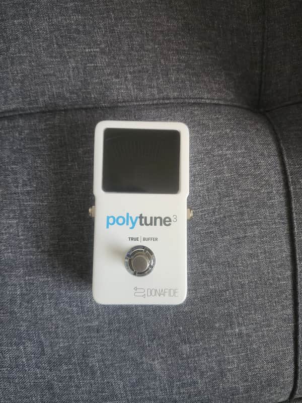 TC Electronic Polytune 3 Polyphonic Tuner Pedal 2017 - Present - White image 1