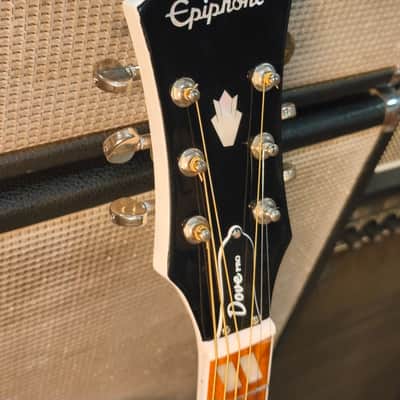 Epiphone Dove Pro Limited Edition - White image 5