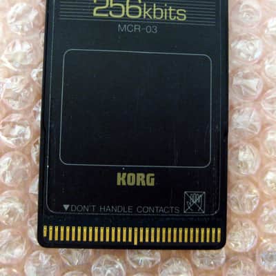 Korg MCR-03 RAM 256kbits Memory Card A2 A3 M1 Wavestation image 1