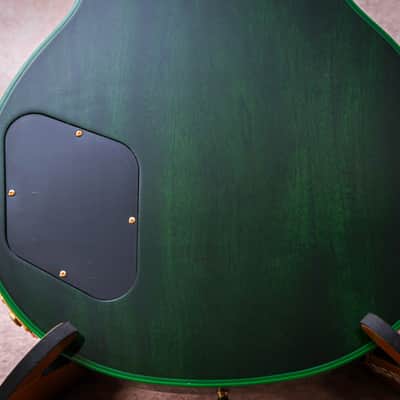 GIBSON USA Custom Shop M2M Les Paul Custom Widow "Green Widow + Ebony" (2024) image 17