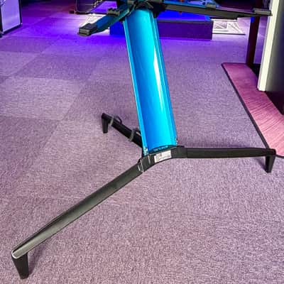 Quik-Lok By Stay 1300 Tower Dual Tier Aluminium Keyboard Stand Blue (Ex-Demo) - Blue image 2