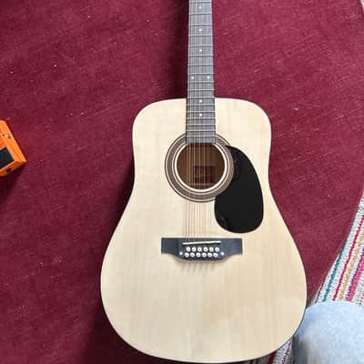 Rogue RA-090 Dreadnought 12-String Acoustic Guitar Natural image 1