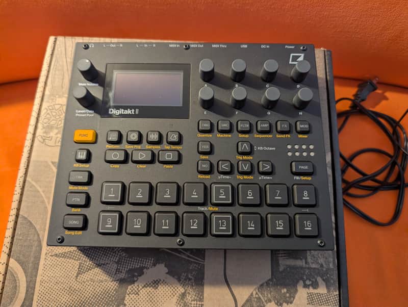 Elektron Digitakt II 2024 - Present - Black image 1