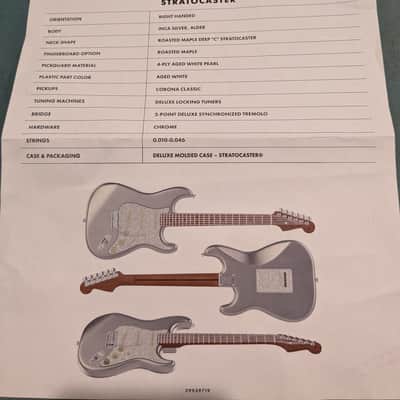 Fender Mod Shop Stratocaster Inca Silver image 10