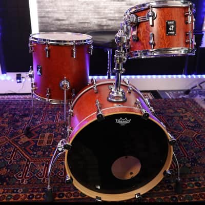 Sonor made in Germany Sunset beech limited edition 3 pc drum set + bags and extras image 1