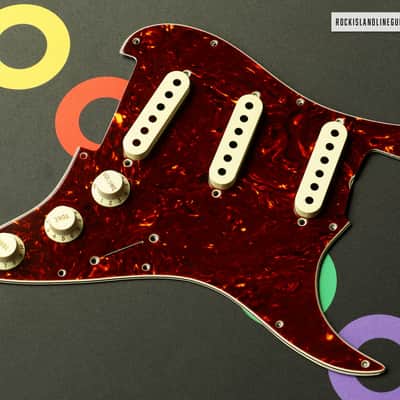 Fender Custom Shop Nitrate Celluloid '59/'63 Tortoise Shell Stratocaster Pickguard Set - Relic image 3