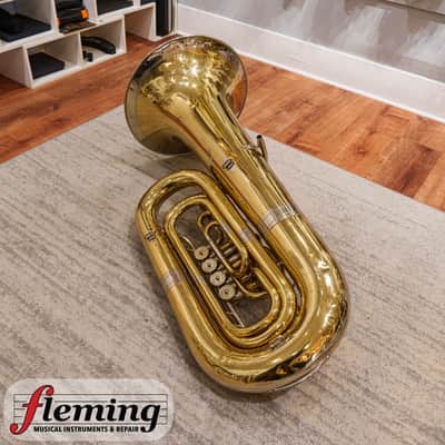 Miraphone 90A Kaiser-Tuba - 5/4 Size, Rotary Valves, Lacquer (Ex-USAF) image 11