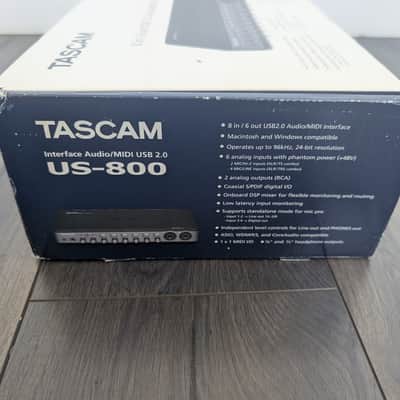 *NEW OLD STOCK* TASCAM US-800 Interface Audio/MIDI USB 2.0 Mac & Windows BRAND NEW Black image 8