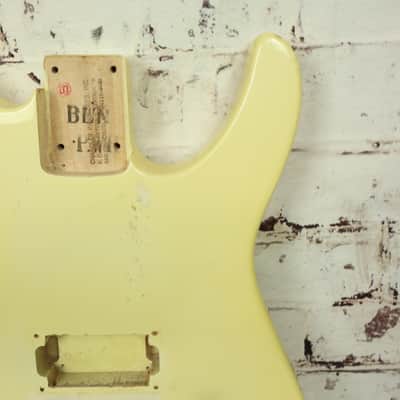 Vintage 80s Chandler Industries USA Kramer Pacer Guitar Body / Aged Cream image 4