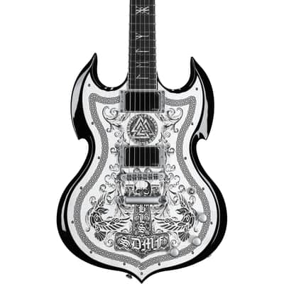 Wylde Audio Iron Works Barbarian Electric Guitar, Black Burst image 5