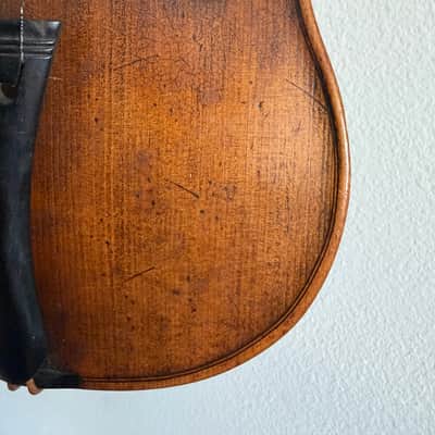 Antique German Violin, 4/4 Strad Copy, c. 1900 image 8