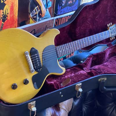 Gibson Custom Shop 1958 Historic Reissue Les Paul Junior Double Cut TV Yellow 2001 w/ OHSC image 10