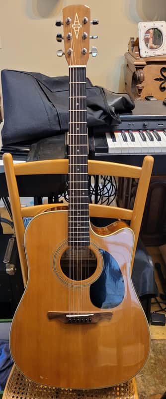 Alvarez RD-30SC Natural Acoustic Electric Dreadnought Guitar image 1