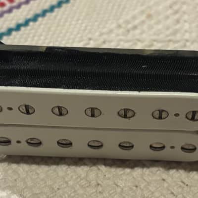 DiMarzio Dreamcatcher 7 String Bridge Humbucker White W/Chrome Poles DP 724 image 3
