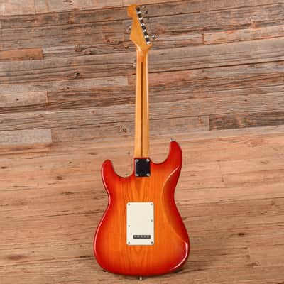 Fender ST-54 Stratocaster Reissue MIJ Neck with Unknown Body Cherry Sunburst image 5
