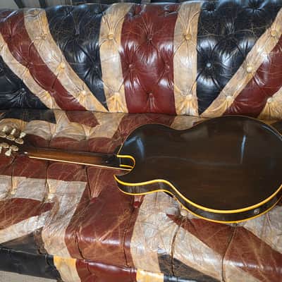 Gibson ES-225T 1956 ARTIST OWNED by JETHRO TULL Studio Thinline Jazz Rock Guitar Brazillian Rosewood, P-90 Florentine Archtop Hollowbody 225 175 image 20
