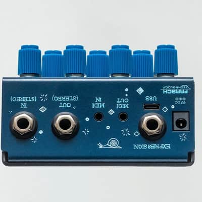 Old Blood Noise Endeavors Dark Star Stereo Soundscape Reverb Pedal 2024 - Blue- New! image 3