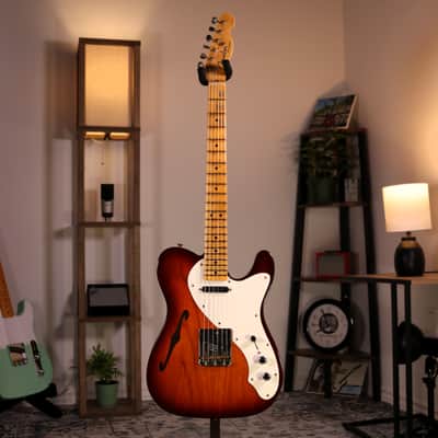 Fender Custom Shop 1950 Telecaster Thinline Journeyman Relic - Maple Fingerboard, Aged Violin Burst image 18