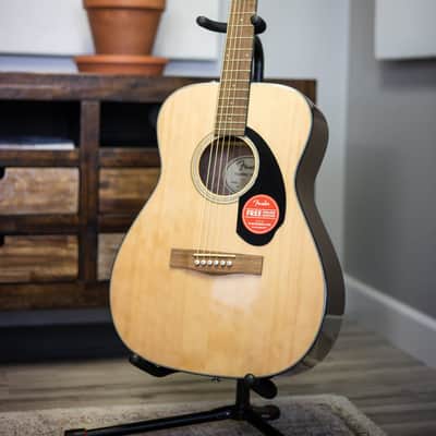 Fender CC-60S Solid Top Concert Acoustic Guitar Natural image 9