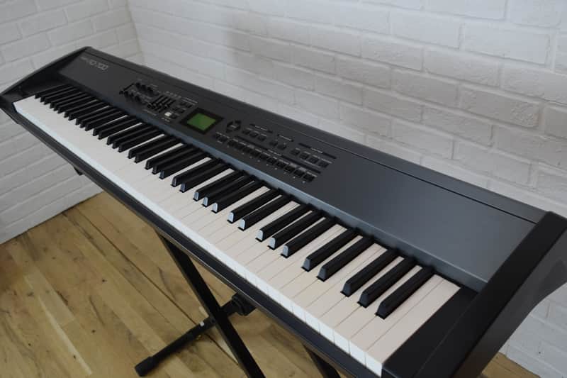 Roland RD-700 keyboard synthesizer near MINT-used 88 key piano for sale image 1