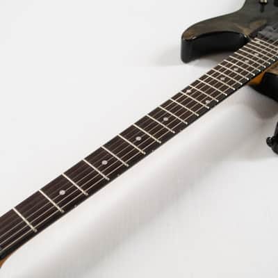 Schecter C-1 Standard Electric Guitar - Black Fade Burst Burl image 7