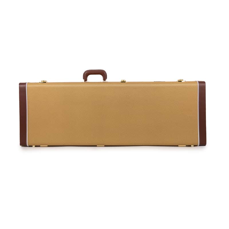 Deluxe Hard-Shell Wood Case Electric Guitars Tweed image 1