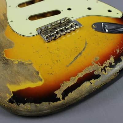 MJT Official Custom Order Vintage Aged Nitro Finish Guitar Body by Mark Jenny VTS Sunburst image 6