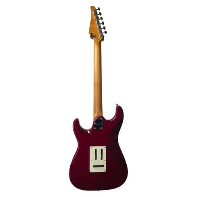 Electric Guitar Soloking MS-11 Classic MKII in Transparent Red with Rosewood FB and 5A Flame Top Nafiri Special Run image 3