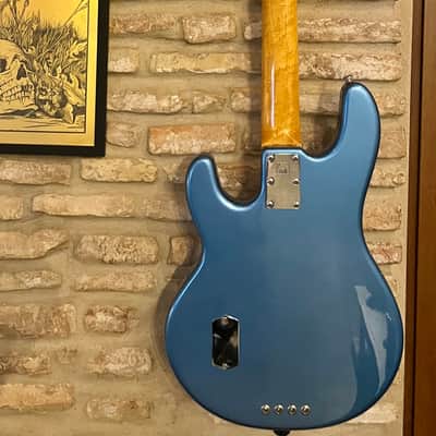 Ernie Ball Music Man Classic StingRay 4 with Maple Fretboard 2010 - 2020 - Diego Blue image 6