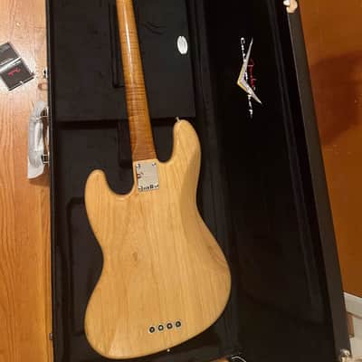 Fender Custom Shop Artisan Maple Burl Jazz Bass NOS - Aged Natural 2024 image 2