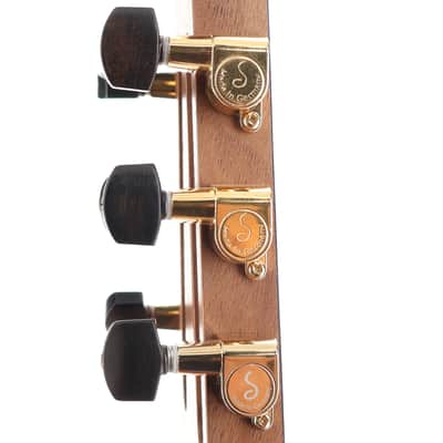 Adamas Spalted Maple Ltd Ed Deep Contour Ac-El - Black Satin Copper Metal Flake, Pro Setup (SR) (22701) image 8