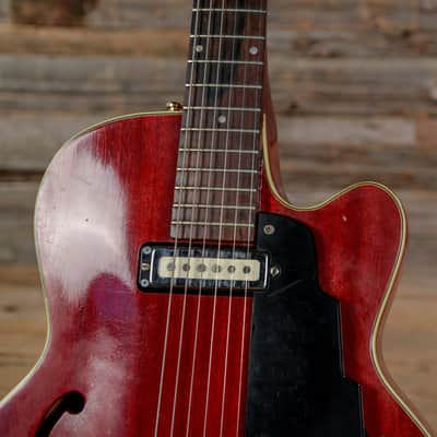 Guild Freshman M-65 3/4 Cherry 1964 image 13