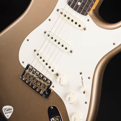 Fender Custom Shop Masterbuilt 1959 Transition Stratocaster Journeyman Relic - Shoreline Gold image 13