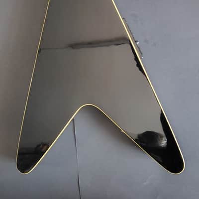 Dean Vcoustic Flying V Black 2008 image 8