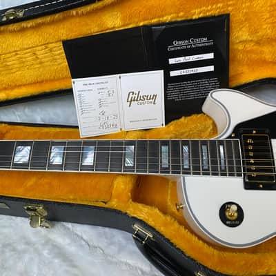 NEW! Gibson Les Paul Custom - Alpine White - Ebony Board - Authorized Dealer - 10 lbs - G06472 image 12