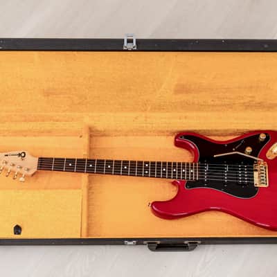1991 Charvel by Jackson CST-060-SSH Superstrat S-Style See-Through Red w/ Case, Japan image 19