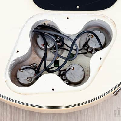 1991 Burny RLC-70 Custom Vintage Guitar Snow White w/ VH-1 Humbuckers & Case, Japan image 15