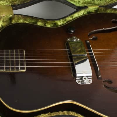 Rickenbacker Ken Roberts Model Hollow Body Electric Guitar (1936), ser. #B-769, original black hard shell case. image 13