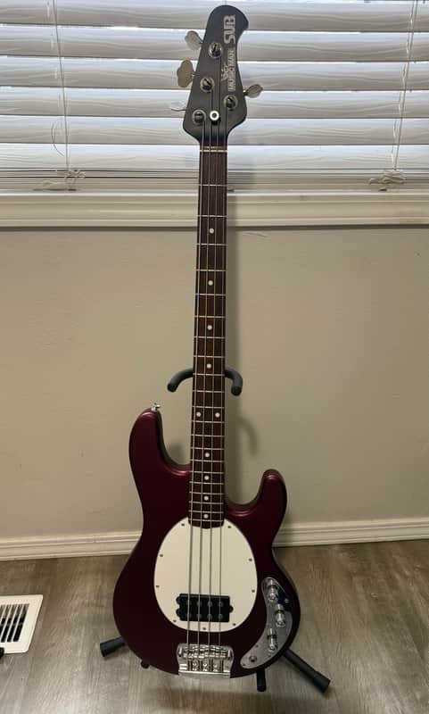 Ernie Ball Music Man SUB Bass 4 Active 2003 - 2006 - Red image 1