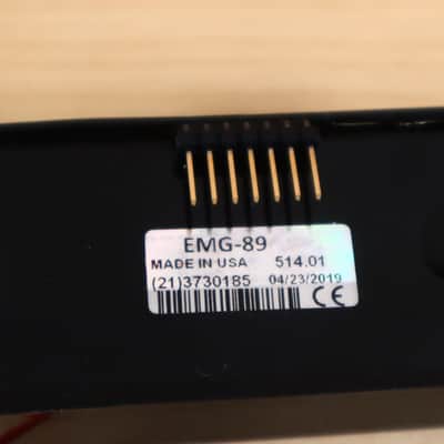 2019 EMG-89 Humbucker Dual Mode Pickup Black image 7
