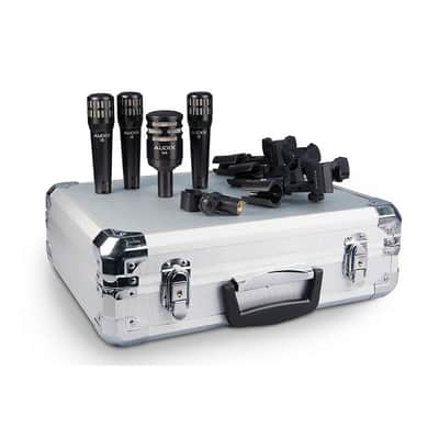 Audix DP4 4-Piece Drum Mic Pack w/ Case, Clips