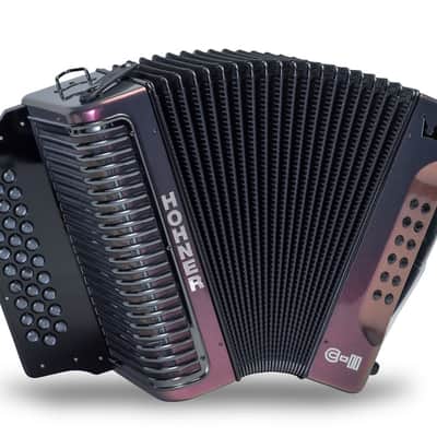 Hohner Corona II MIG - Next Generation Diatonic Accordion FBbEb Red to Gold image 1