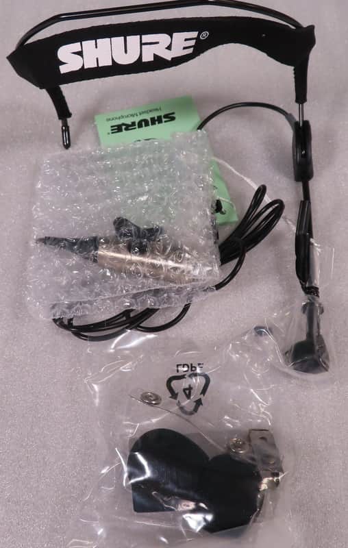 Shure WH20XLR headset microphone for UHF wireless with XLR connector - Open Box image 1