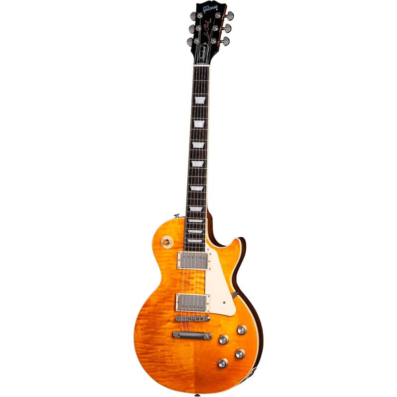 Gibson Les Paul Standard '60s Figured Top Electric Guitar Honey Amber image 1