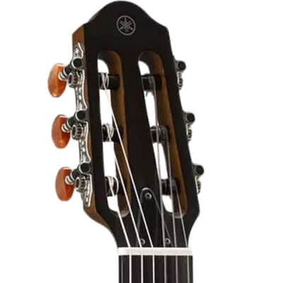 Yamaha Nylon String Silent Guitar Trans Black image 5