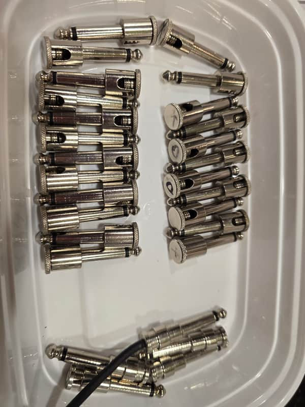 George L's Pedal Board Effects Cable Kit - Nickel angled image 1