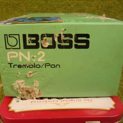 Boss Tremolo-Pan PN-2 box top only, 1990's, sea foam green, Cipollina image 5