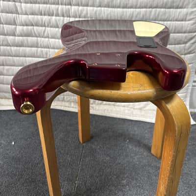 Charvel Pro-Mod San Dimas Bass JJ V Body - Candy Apple Red Metallic image 5