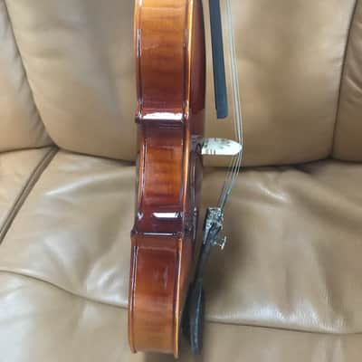4/4 Rothenberg 1732 Stradavarious Replica Violin w/ Maple Flame Back and Sides + Bow and Case. Sale Benefits Music Ed Nonprofit! image 10